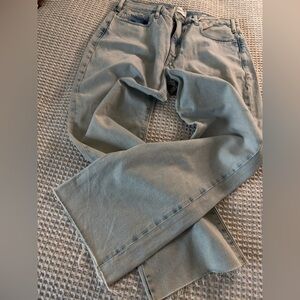 Frame le Jane crop high raise straight size 31